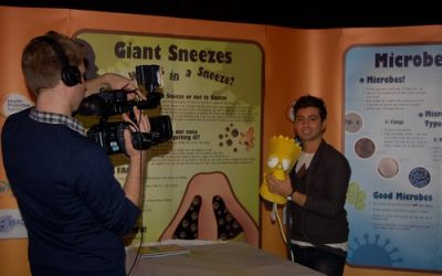 BBC Newsround film at Infection 2009