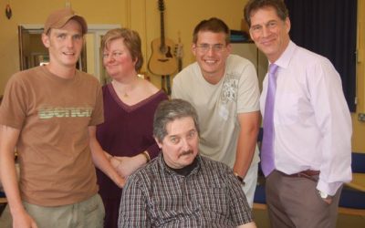 The day I met Simon MacCorkindale at Headway Cambridgeshire