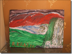 Would you buy this Ronnie Kray painting?