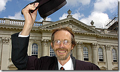 Allan Brigham sweeps up honorary degree