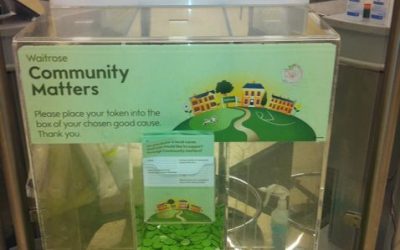 Awaiting a cheque from Waitrose