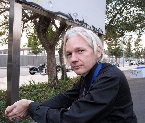 Missing out on meeting Julian Assange